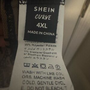 SHEIN Curve 4XL bodysuit